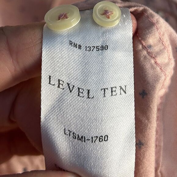 5 for $25🔥Level Ten Peached Poplin Button Front Shirt XL - Picture 4 of 7